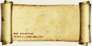 Snežana Jovović vizit kartica